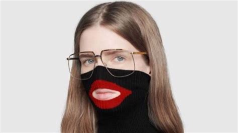 gucci black face transparent